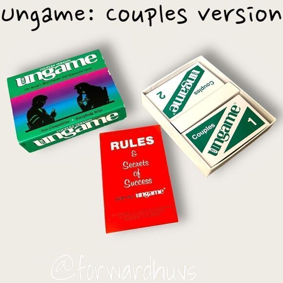 Vintage | The Ungame | Couples Version | Pocket Size - Picture 5 of 9